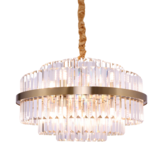 Hanglamp Amira Transparant/Goud | Ø 60 cm