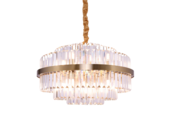 Hanglamp Amira Transparant/Goud | Ø 60 cm
