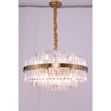 Hanglamp Amira Transparant/Goud | Ø 60 cm