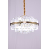 Hanglamp Amira Transparant/Goud | Ø 60 cm