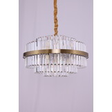 Hanglamp Amira Transparant/Goud | Ø 60 cm