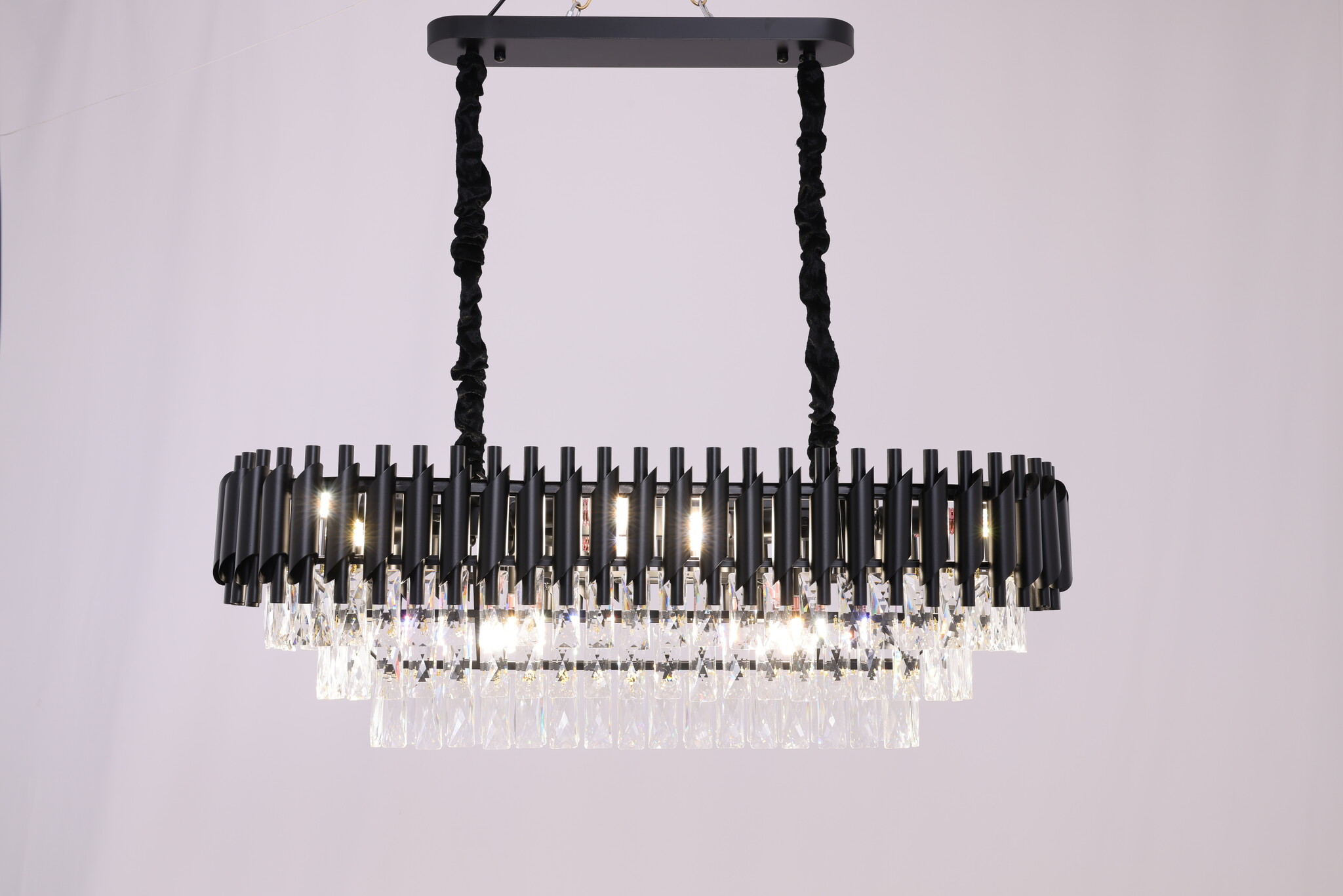 Hanglamp Pearl Ovaal Zwart/Zwart - Eric Kuster Style