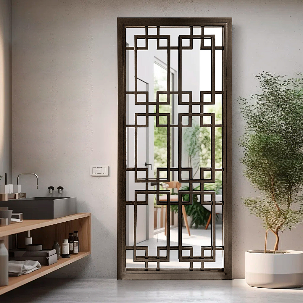 Kenza Spiegel - Bruin - 80 x 180 cm