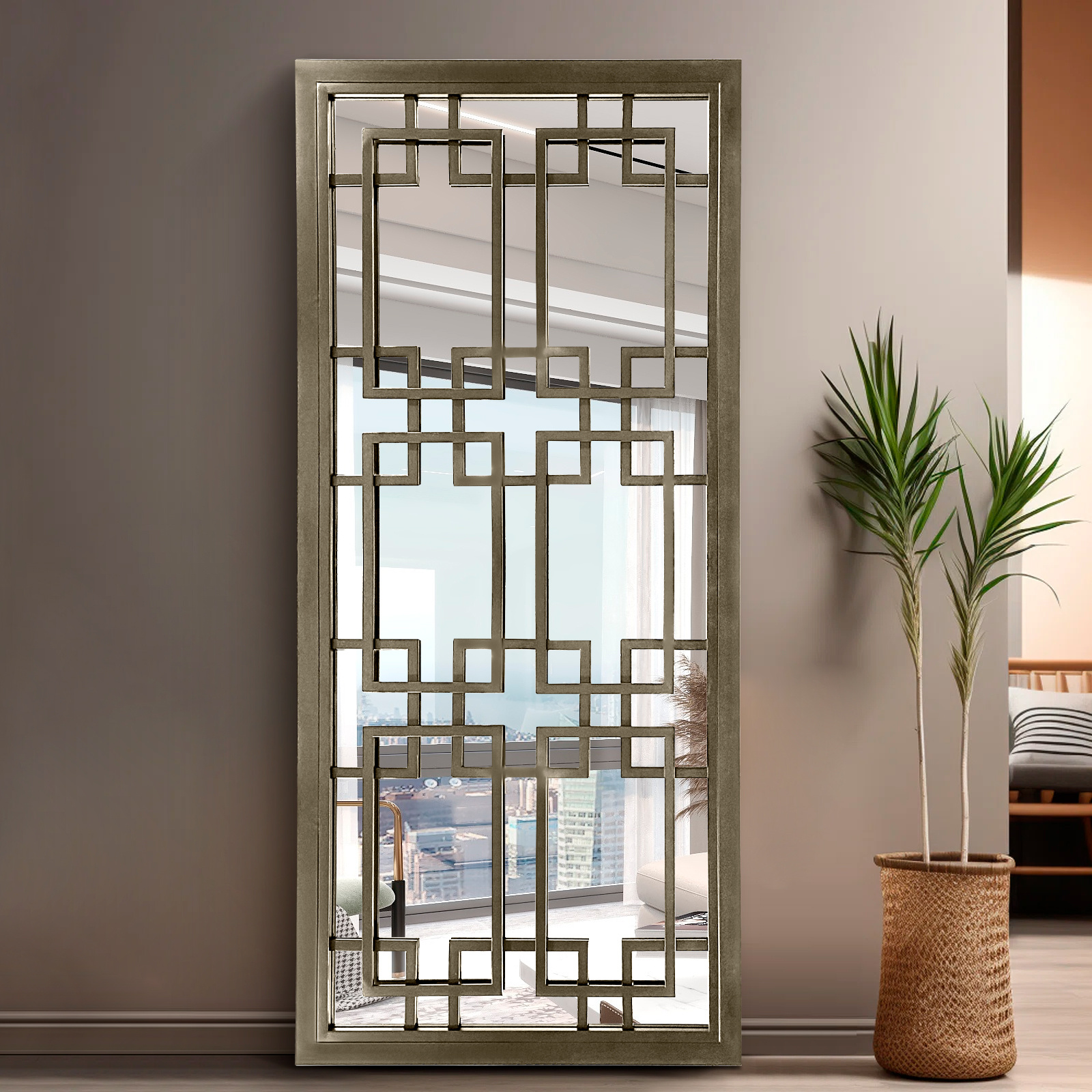 Kenza Spiegel - Champagne - 80 x 180 cm