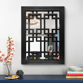 Kenza Spiegel - Zwart - 60 x 80 cm