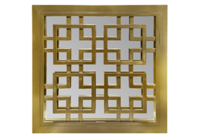 Kenza Spiegel - Goud - 70 x 70 cm