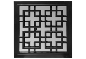 Kenza Spiegel - Zwart - 70 x 70 cm