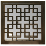 Kenza Spiegel - Bruin - 70 x 70 cm