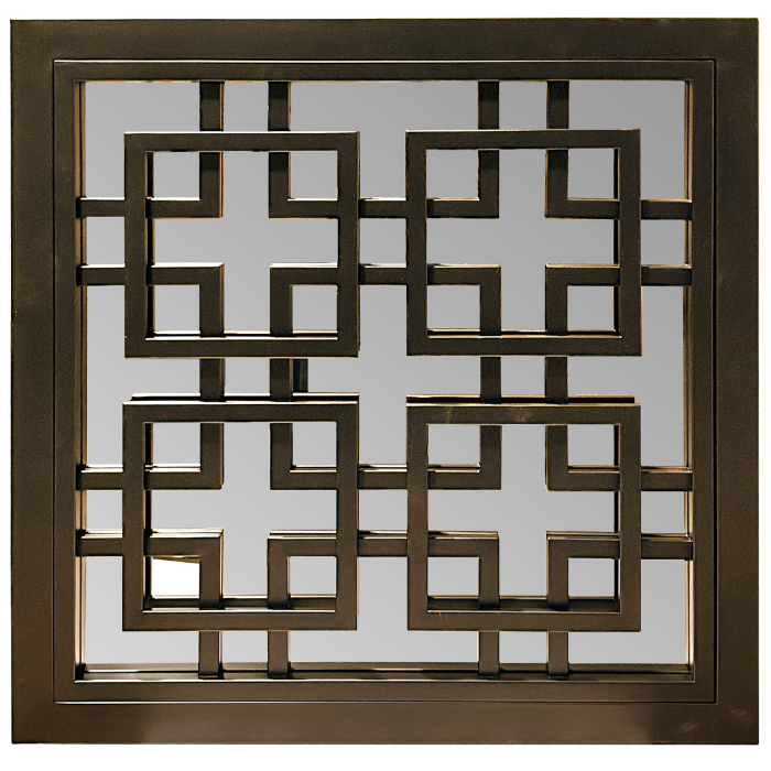 Kenza Spiegel - Bruin - 70 x 70 cm