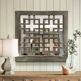 Kenza Spiegel - Champagne - 70 x 70 cm