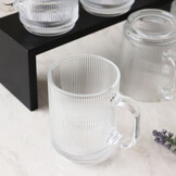 Drinkglazen Stripey - 400 ml - set van 6