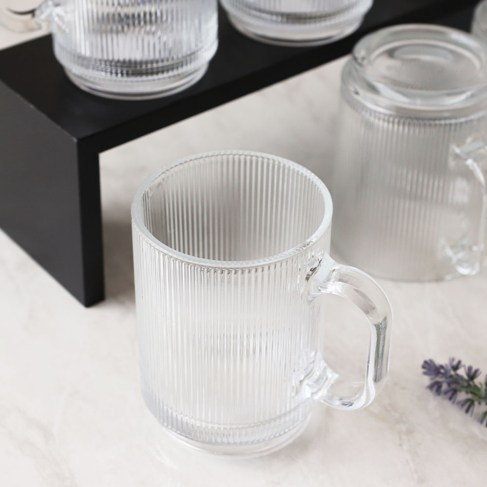 Drinkglazen Stripey - 400 ml - set van 6