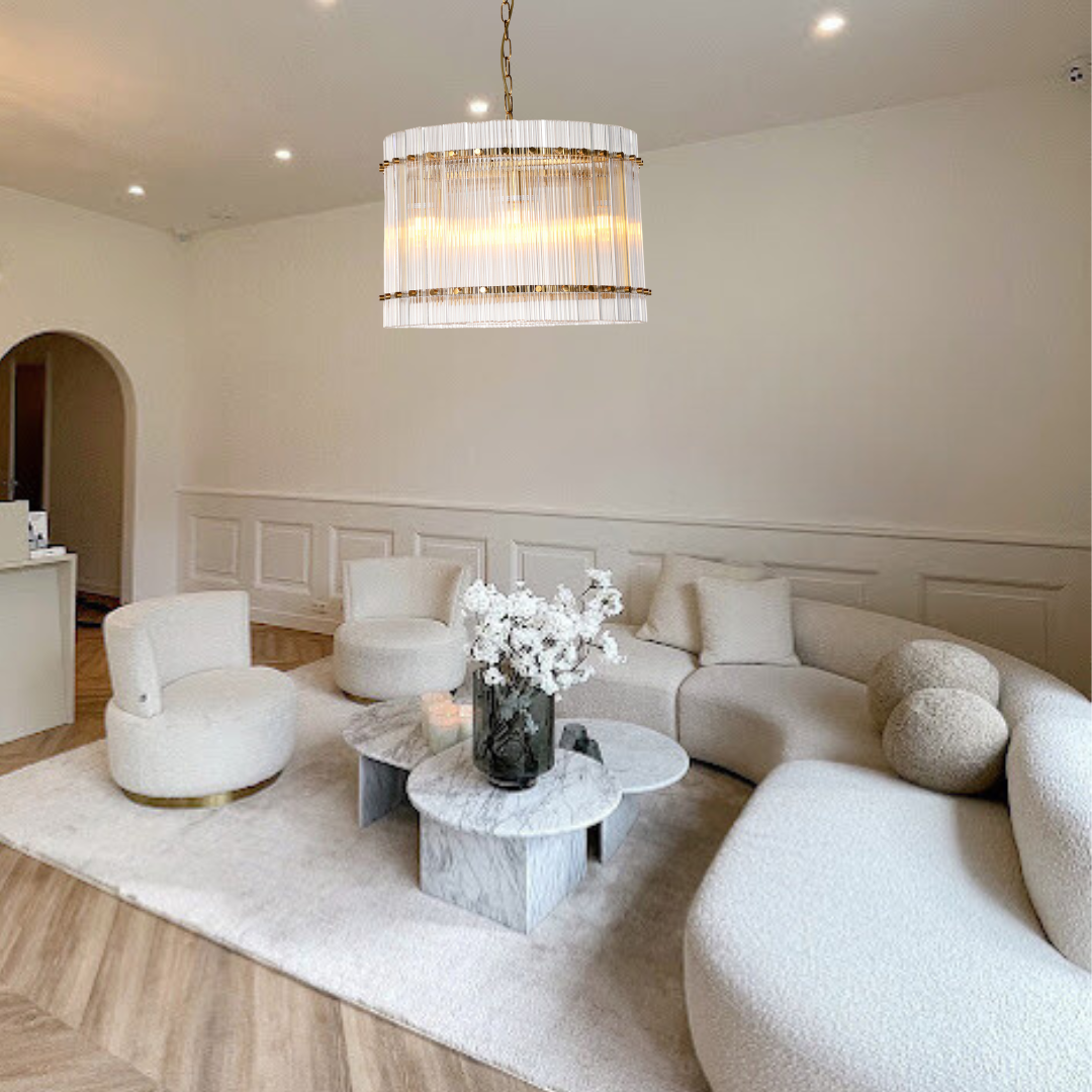 Hanglamp Alice - 60 cm - Transparant/Goud