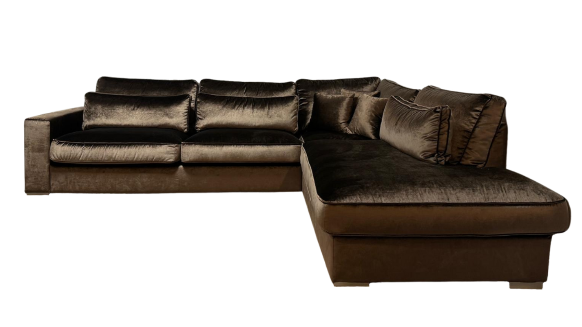 Hoekbank Inova Bruin - Pocketvering