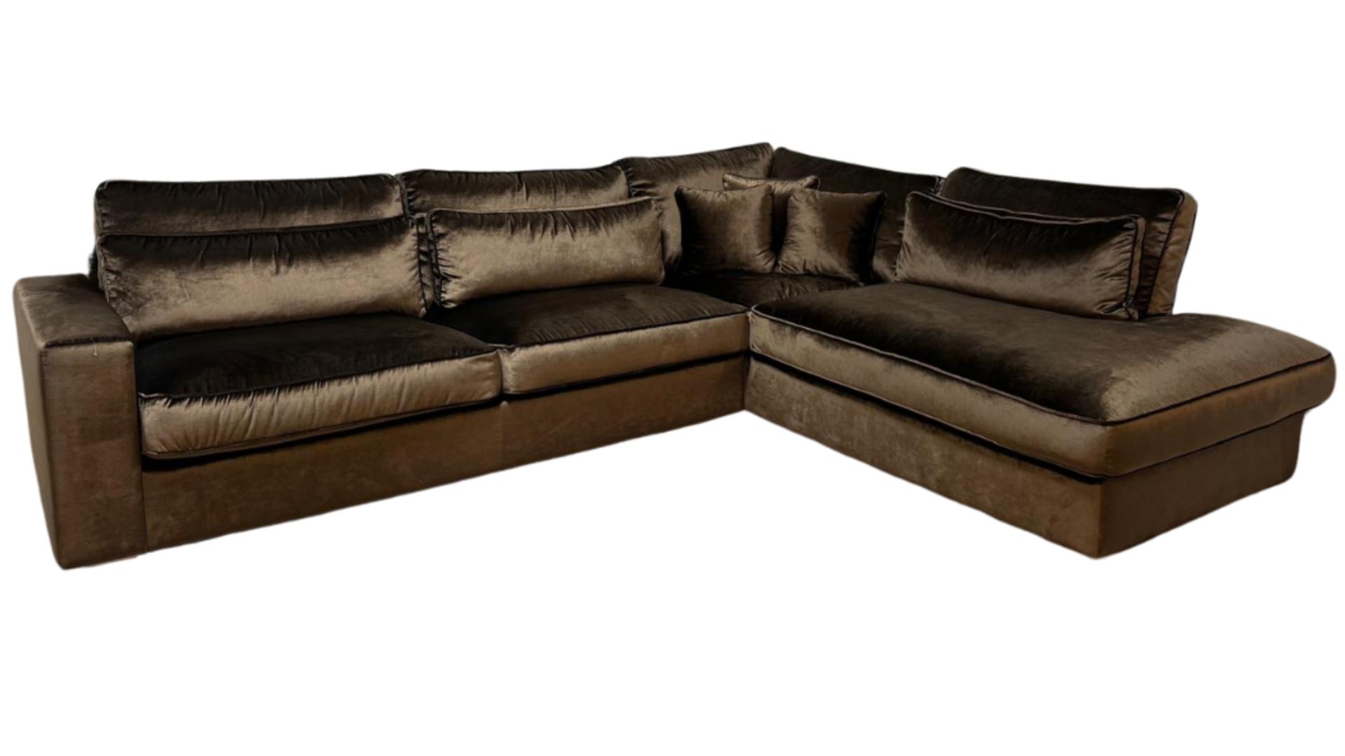 Hoekbank Inova Bruin - Pocketvering
