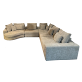 Hoekbank Rondo - Naturel kleurig - Ronde lounge