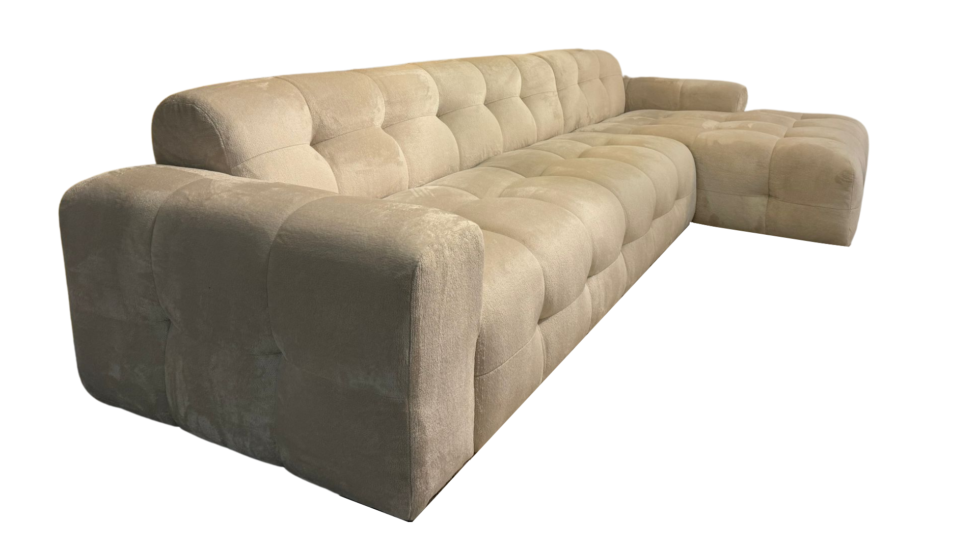 Loungebank Cubes - Cremé