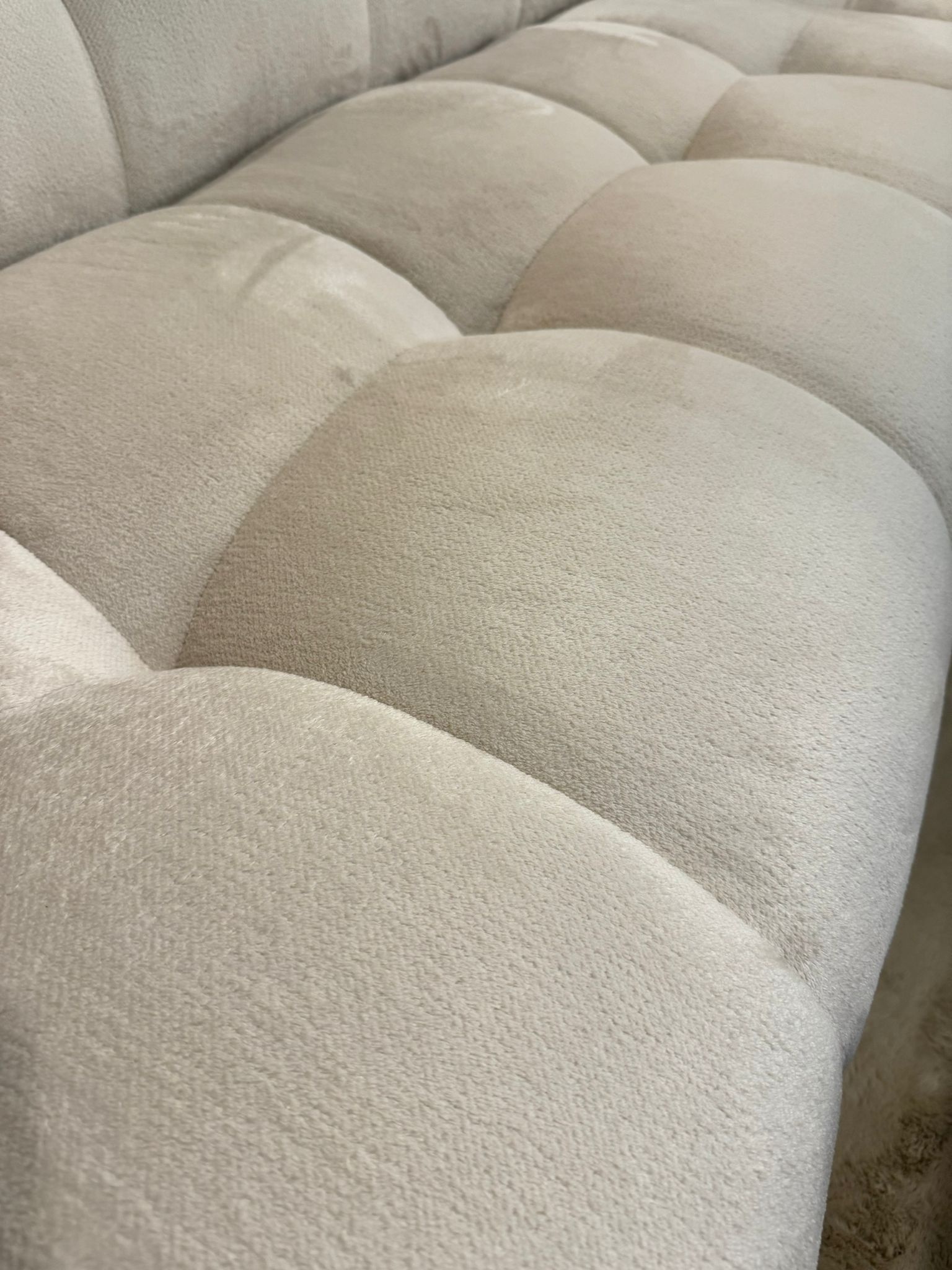 Loungebank Cubes - Cremé