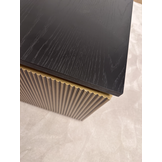 Salontafel Goldtown Zwart Eiken Fineer | 90 x 90 cm
