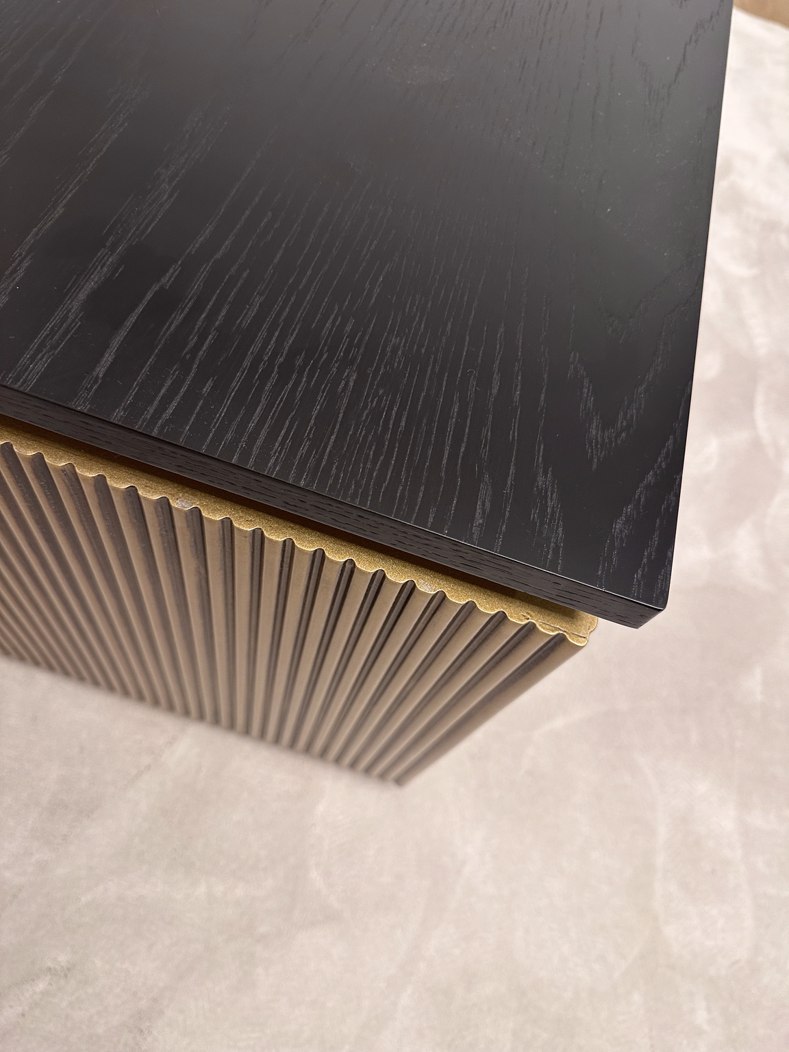 Salontafel Goldtown Zwart Eiken Fineer | 90 x 90 cm