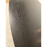 Eettafel Goldtown | Zwart Eiken Fineer - Ovaal 200 cm