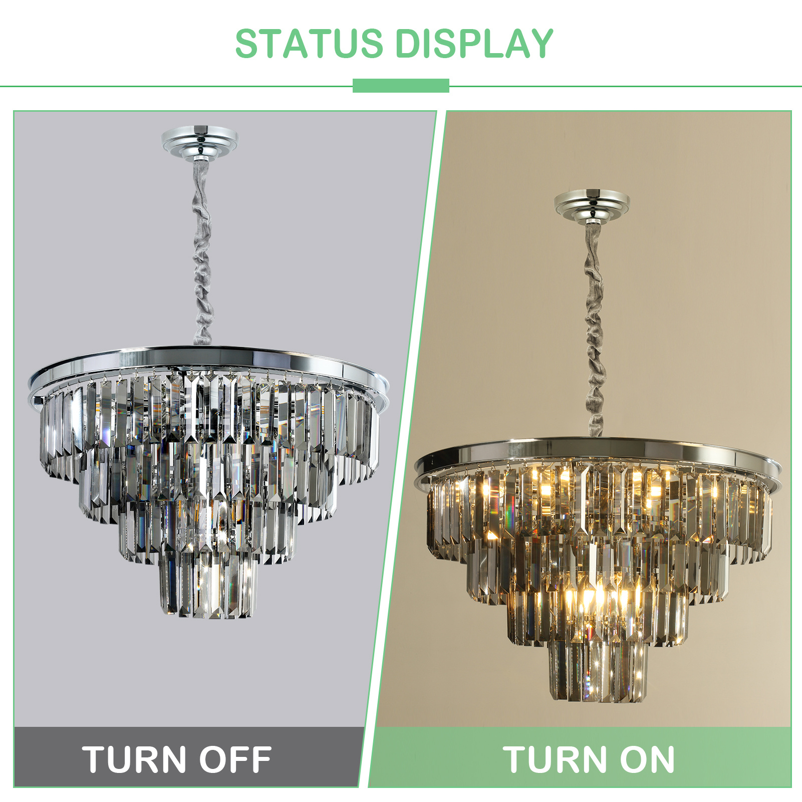 Hanglamp Holz Zilver Ø60 cm | Eric Kuster Style