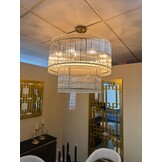 Hanglamp Alice - 80 cm - 2 laags - Transparant/Goud