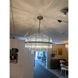 Hanglamp Amira Transparant/Goud | Ø 60 cm