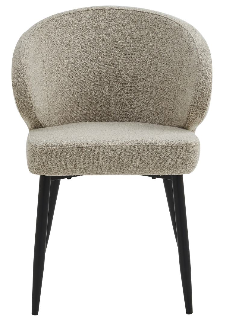Eetkamerstoel Porto Bouclé Taupe
