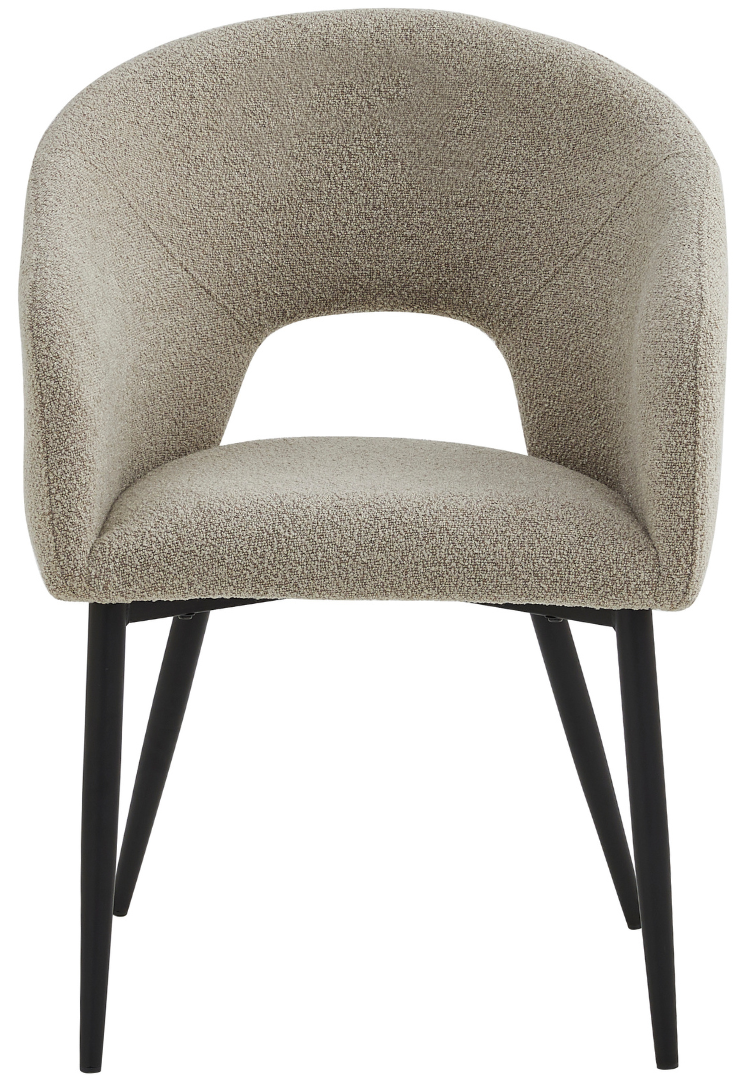 Eetkamerstoel Vigo Bouclé Taupe