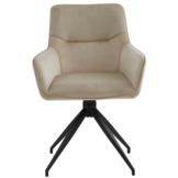 Eetkamerstoel Lagos Taupe 180 ° C draaistoel