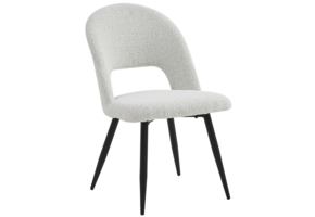 Eetkamerstoel Faro Bouclé Wit