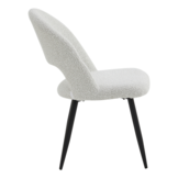 Eetkamerstoel Faro Bouclé Wit