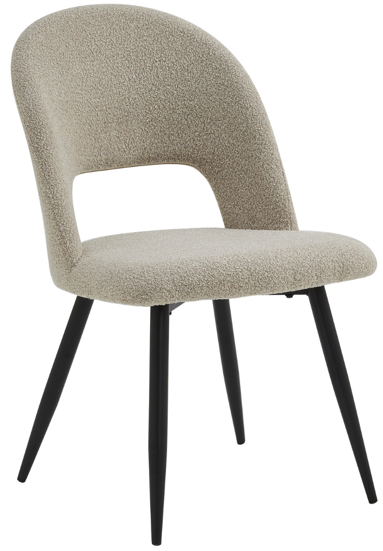 Eetkamerstoel Faro Bouclé Taupe