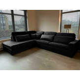 Hoekbank Rio Zwart Velvet