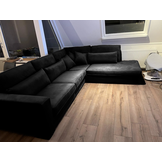 Hoekbank Rio Zwart Velvet