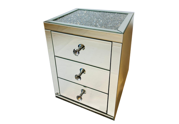 Nachtkastje Princess Spiegelglas 45 x 40 cm