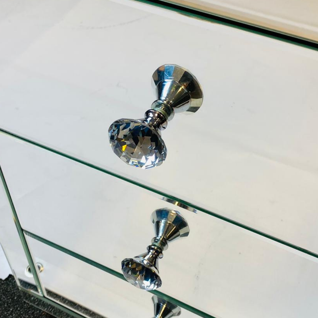 Nachtkastje Princess Spiegelglas 45 x 40 cm