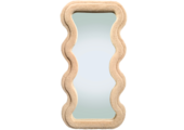 Wave spiegel - M - Taupe fluffy