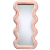 Wave spiegel - M - Roze fluffy