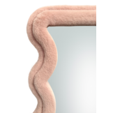 Wave spiegel - S - Roze fluffy