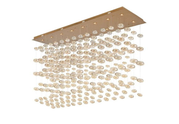 Hanglamp Bubbles - Goud - 160 x 40 cm