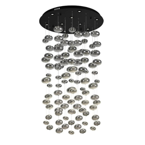 Hanglamp Bubbles - Smoke glas - Ø 60 cm