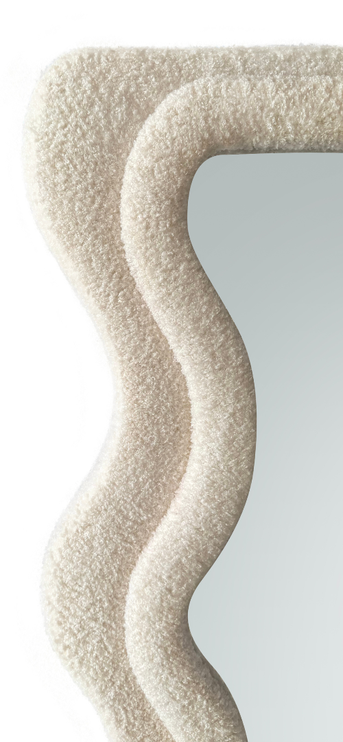 Wave spiegel - XL  - Teddy