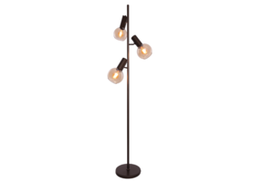 Vloerlamp Aura  - Bruin - 3 lichts