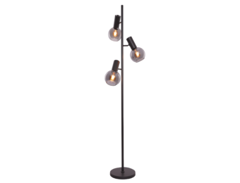 Vloerlamp Aura  - Metallic grijs - 3 lichts