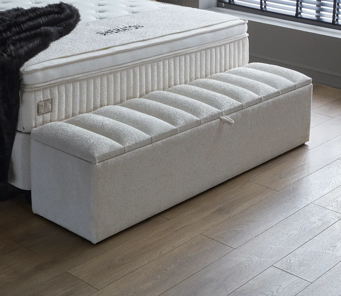Boxspring Sheraton - Wit - incl. matras