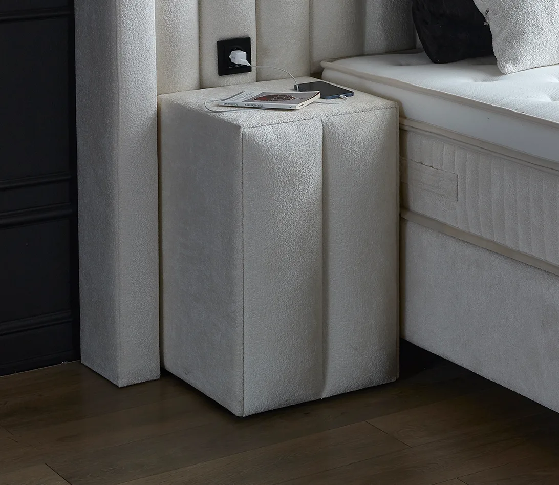 Boxspring Sheraton - Wit - incl. matras