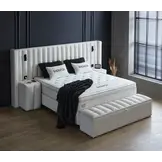 Boxspring Sheraton - Wit - incl. matras