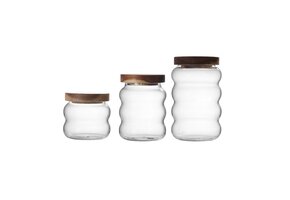 Glazen Voorraadpotten Marbella | 3 - delig